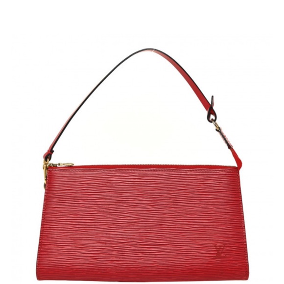 Louis Vuitton red pochette purse - Picture 8 of 11